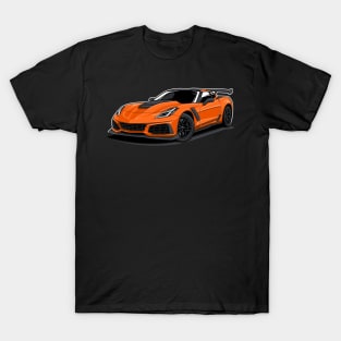 Corvette ZR1 (Orange) T-Shirt